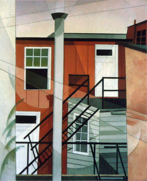 Charles Demuth Modern Conveniences Norge oil painting art